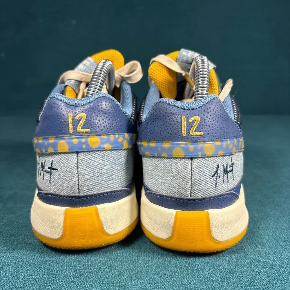 Nike Giannis Immortality 4 Blue Yellow Basketball Shoes Youth 6Y / Women’s 7.5
